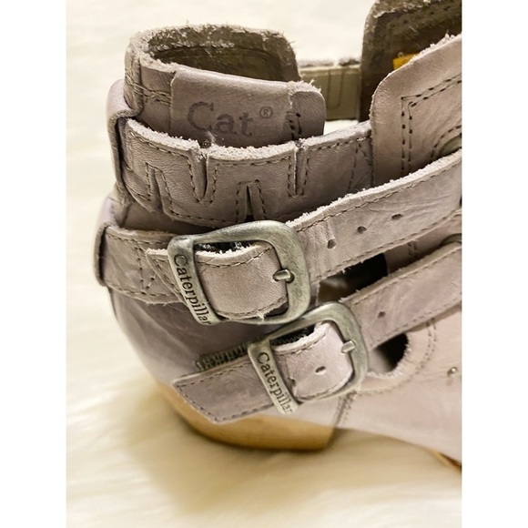Caterpillar CAT Cheyenne Leather Studded Western Ankle Boot Bootie NWOB - Picture 12 of 16